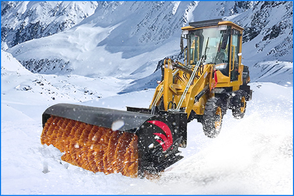 大型駕駛式掃雪機